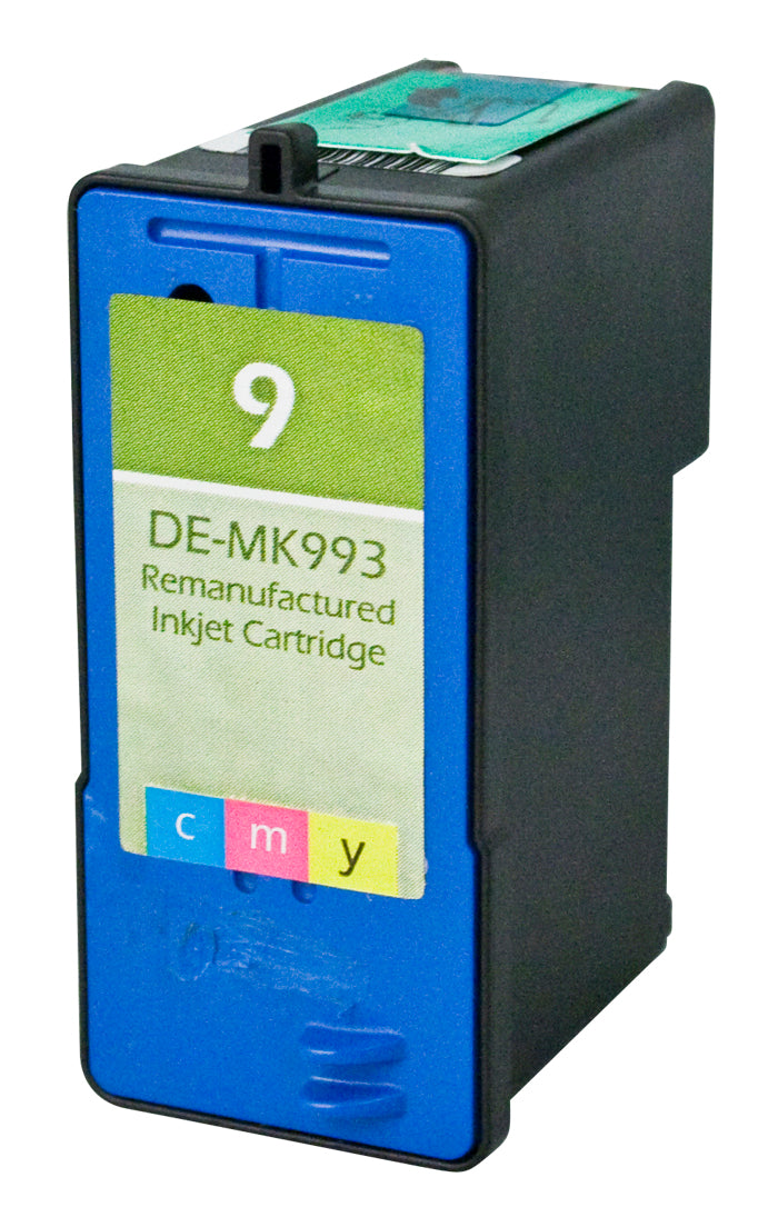 Remanufactured Dell Series 9 (MK991/MK993) InkJet Cartridge, Tri-Color, 285 High Yield