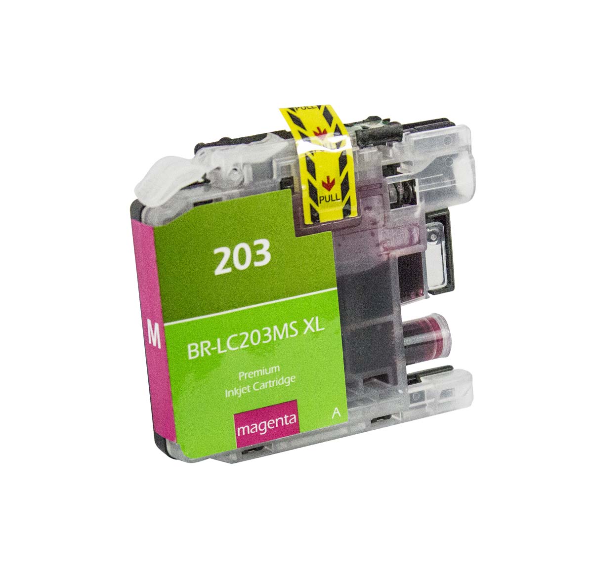 Compatible Brother LC203 XL (LC203MXL) InkJet Cartridge, Magenta, 550 High Yield