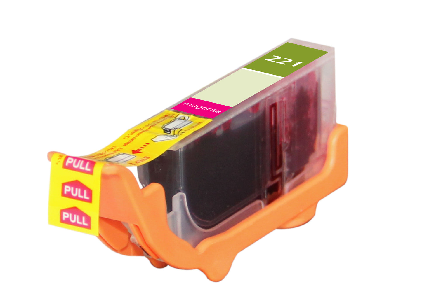 Compatible Canon CLI-221 (CLI-221M) InkJet Cartridge, Magenta, 420 Yield