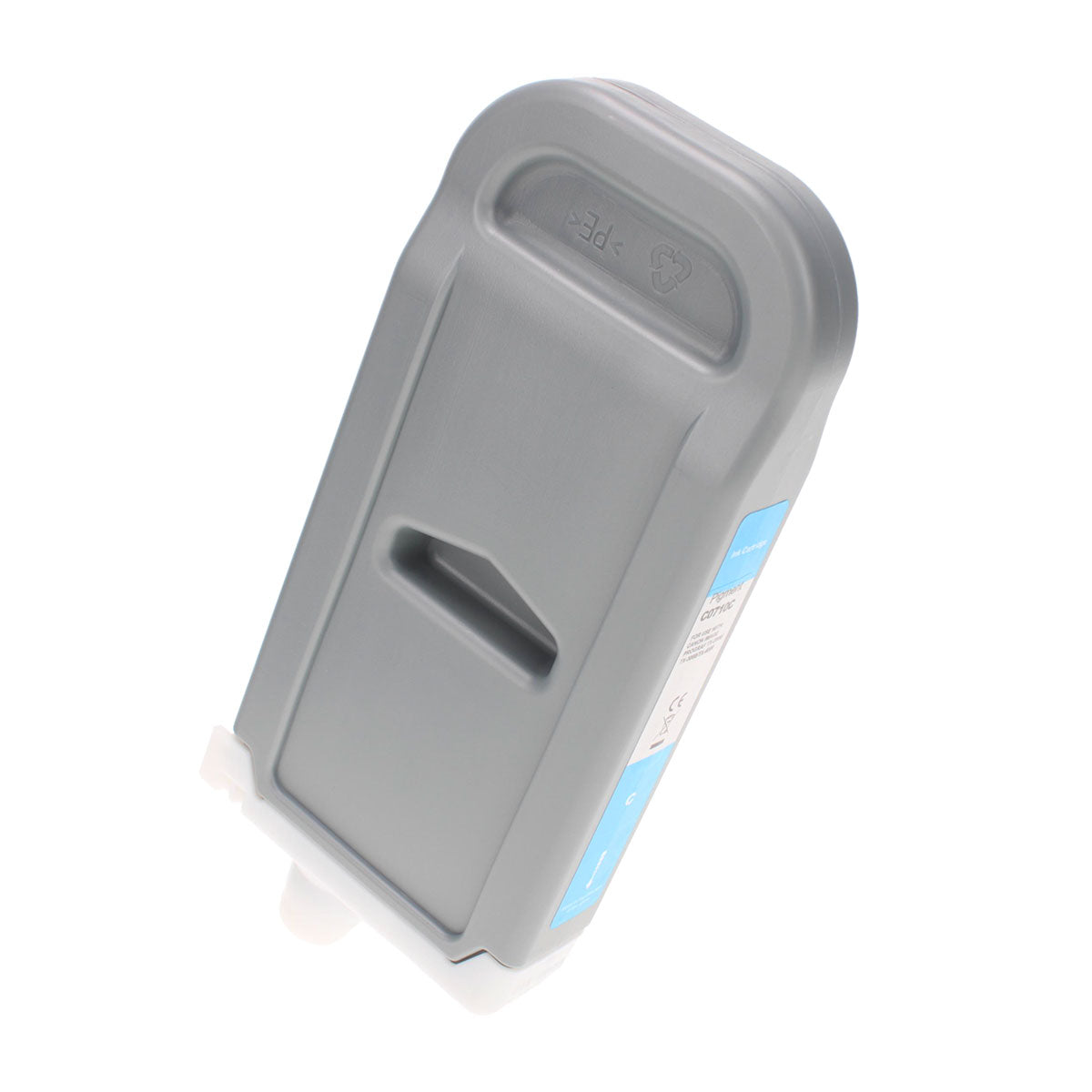 Remanufactured Canon PFI-710C Wide Format Ink, Cyan, 700 ML