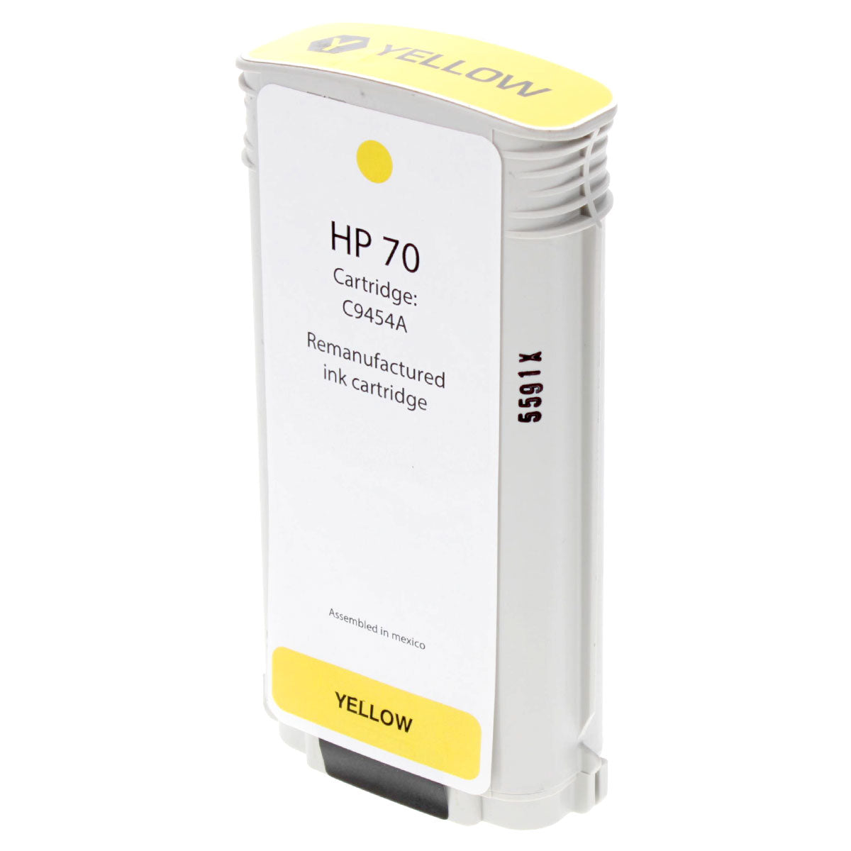 Remanufactured HP 70 (C9454A) Wide Format, Yellow, 130ml Yield