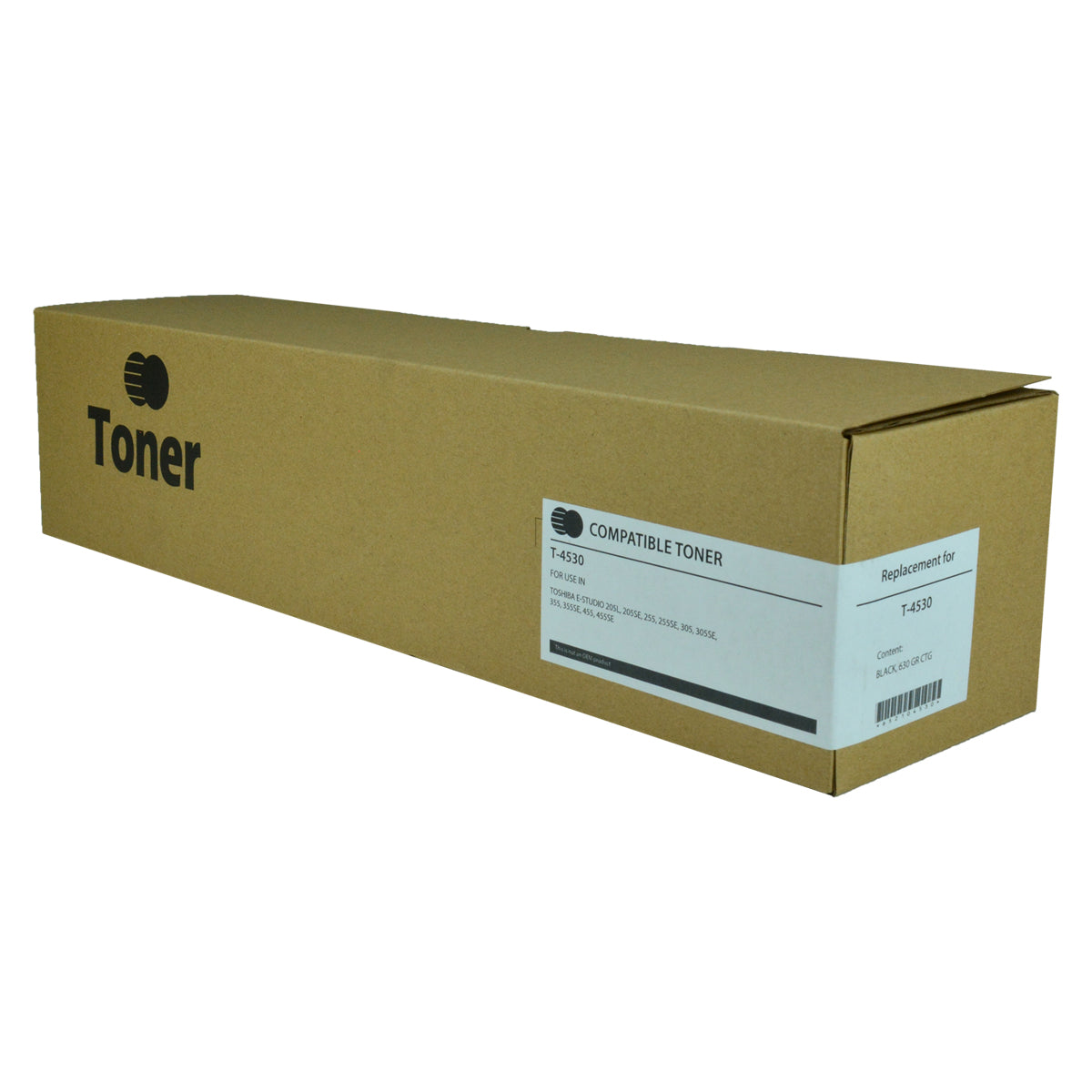 Compatible Toshiba e-STUDIO 205 305 455 (T-4530) Toner Cartridge, Black, 30K Yield