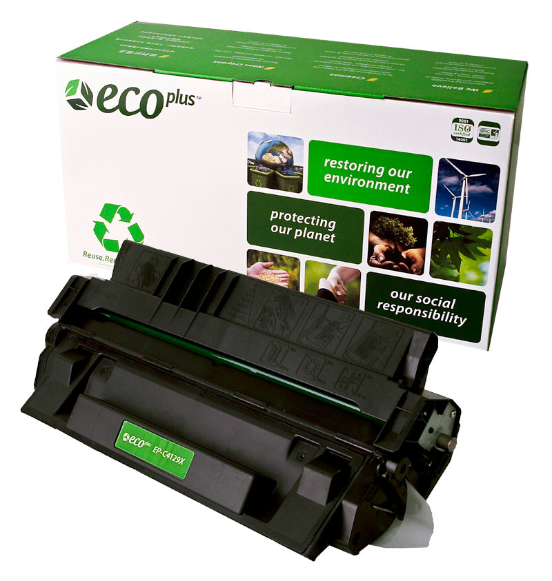 EcoPlus HP 29X (C4129X) Toner Cartridge, Black, 10K High Yield