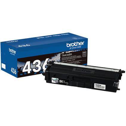 OEM Brother TN436 (TN436BK) Toner Cartridge, Black, 6.5K Super High Yield