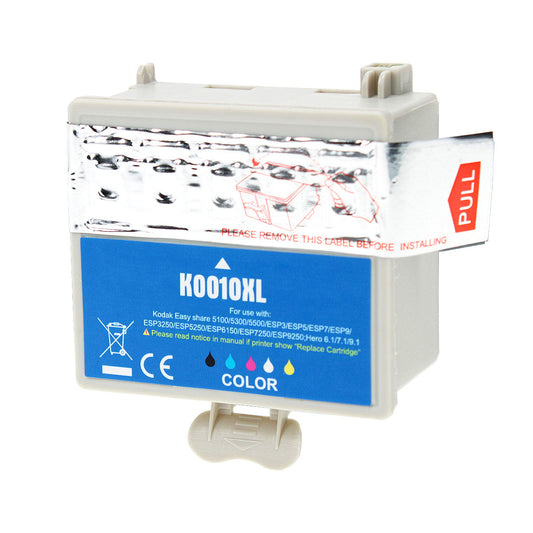 Remanufactured Kodak 10C (8946501) InkJet Cartridge, Tri-Color, 425 Yield