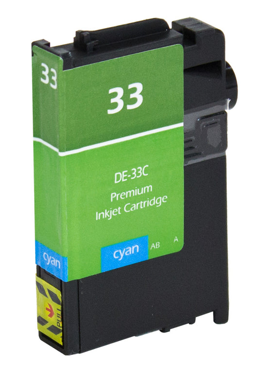 COMPATIBLE Dell SERIES 33 (331-7378) INKJET CTG, CYAN, 13.8ML