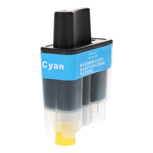 Compatible Brother LC41 (LC41C) InkJet Cartridge, Cyan, 400 Yield