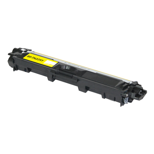 Compatible Brother TN225 (TN225Y) Toner Cartridge, Yellow, 2.2K High Yield