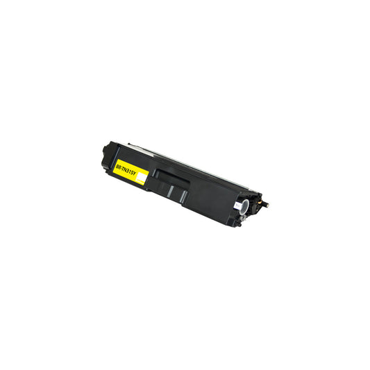 Compatible Brother TN315 (TN315Y) Toner Cartridge, Yellow, 3.5K High Yield