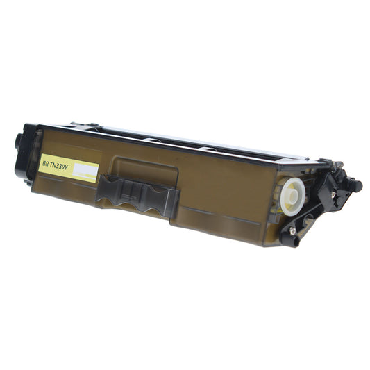 Compatible Brother TN339Y Toner Cartridge, Yellow, 6K Extra High Yield