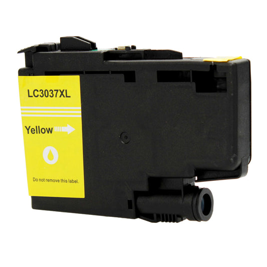 Compatible Brother LC3037 XXL (LC3037Y) InkJet Cartridge, Yellow, 1500 Super High Yield