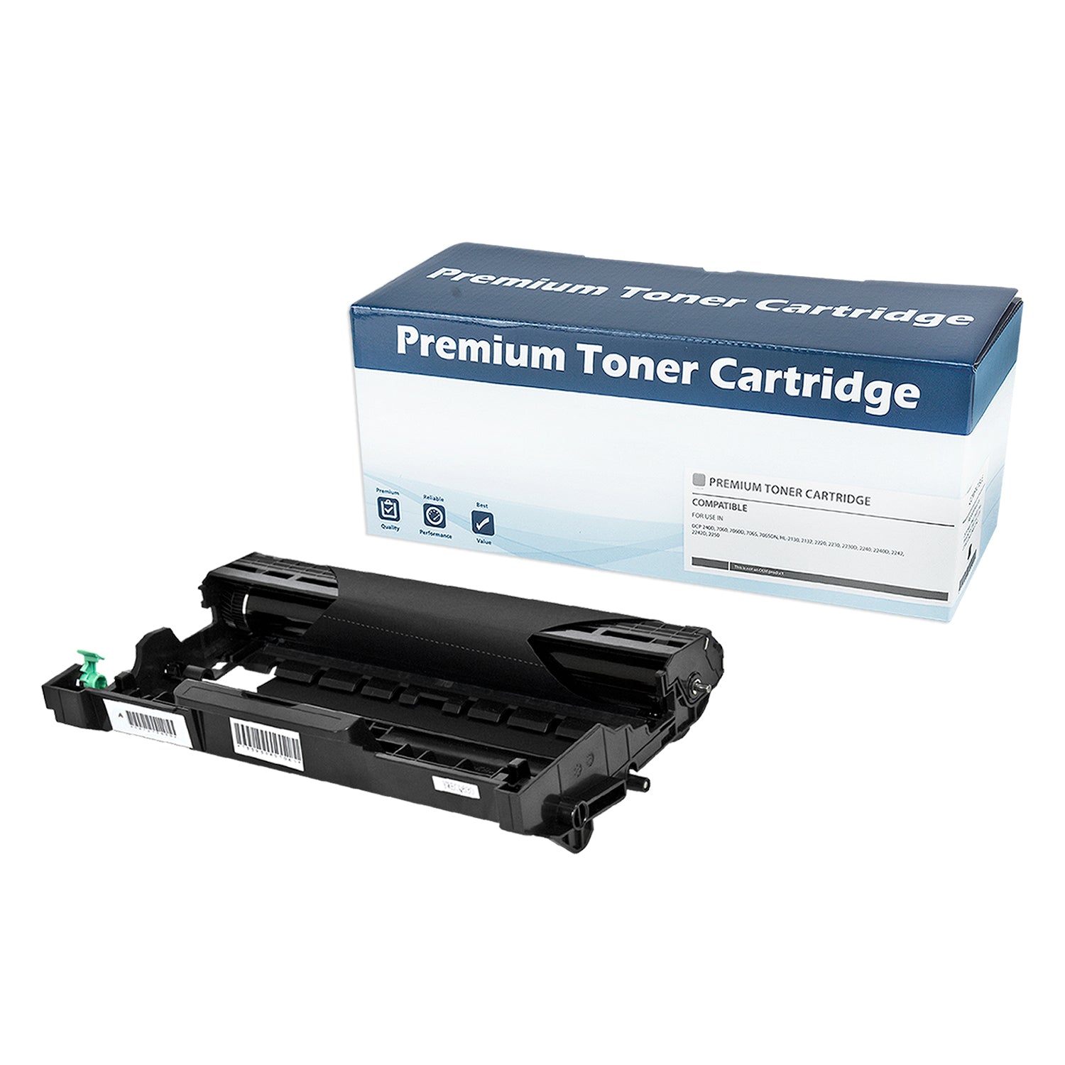 Compatible Brother DR630 (For TN660, TN620) Drum Unit, Black, 12K Yield