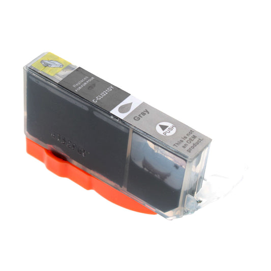 Compatible Canon CLI-221 (CLI-221GY) InkJet Cartridge, Gray, 420 Yield