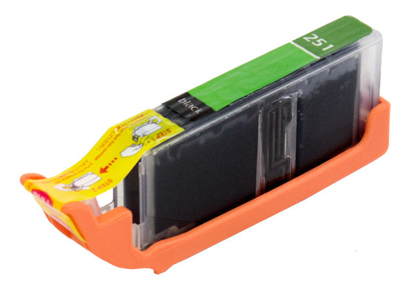 Remanufactured Canon CLI-251 (CLI-251BK) InkJet Cartridge, Black, 660 High Yield