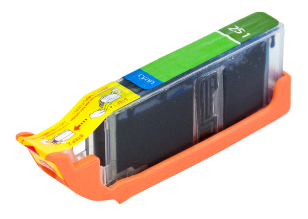Remanufactured Canon CLI-251 (CLI-251C) InkJet Cartridge, Cyan, 660 High Yield