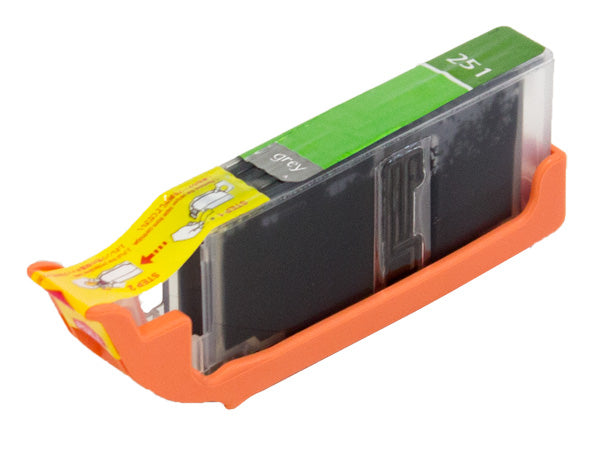Remanufactured Canon CLI-251 (CLI-251GY) InkJet Cartridge, Gray, 400 High Yield