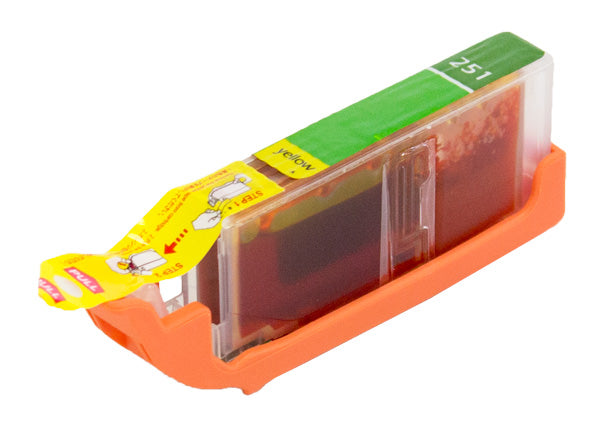 Remanufactured Canon CLI-251 (CLI-251Y) InkJet Cartridge, Yellow, 660 High Yield