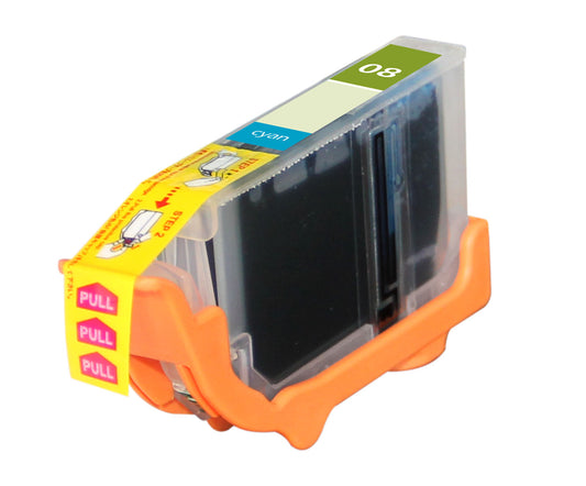 Compatible Canon CLI-8 (CLI-8C) Inkjet Cartridge, Cyan, 12ML