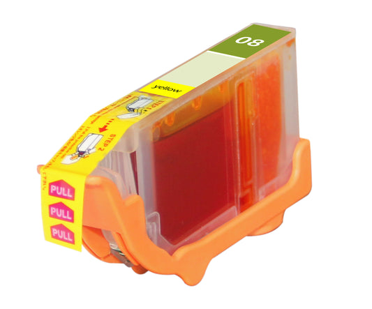 Compatible Canon CLI-8Y (0623B002) InkJet Cartridge, Yellow, 540 Yield