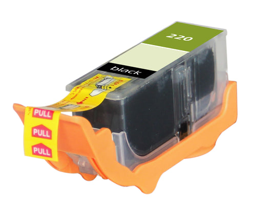 Compatible Canon PGI-220 (PGI-220BK) InkJet Cartridge, Black, 350 Yield