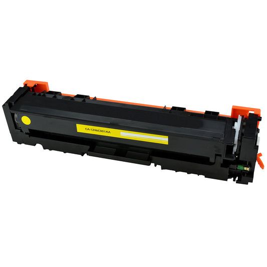 Compatible Canon CRG-045H (1243C001AA) Toner Cartridge, Yellow, 2.2K High Yield