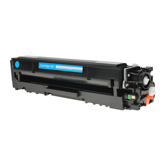 Compatible Canon 067 (5101C001) Toner Cartridge, Cyan, 1.25K Yield, (New Chip)