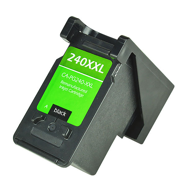 Remanufactured Canon 240XXL (PG-240XXL) InkJet Cartridge, Black, 600 Extra High Yield
