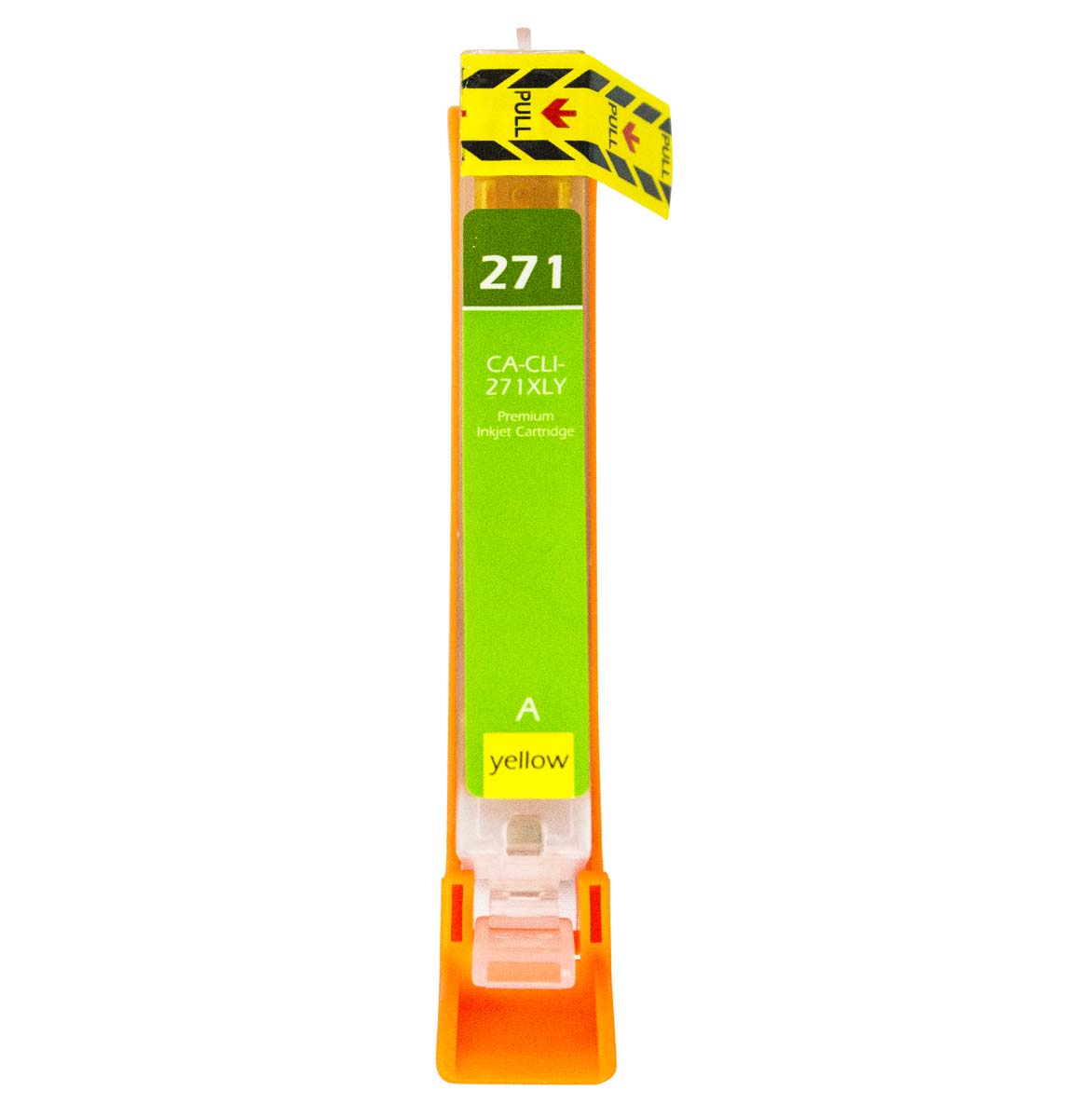 Compatible Canon 271XL (CLI-271XLY) InkJet Cartridge, Yellow, 5565 High Yield