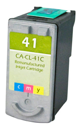 Remanufactured Canon CL-41 (0617B002) InkJet Cartridge, Tri-Color, 310 Yield