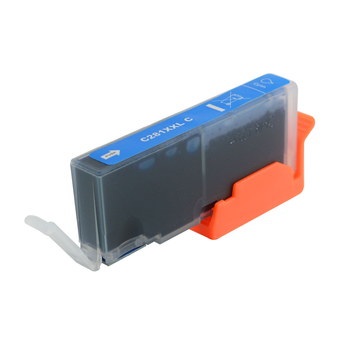 Remanufactured Canon 281XXL (CLI-281LC) InkJet Cartridge, Cyan, 11.7ML Extra High Yield
