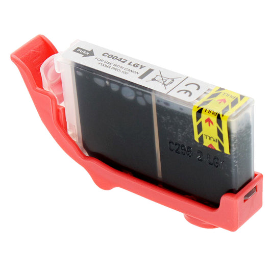 Compatible Canon CLI-42 (CLI-42LG) InkJet Cartridge, Light Gray, 835 Yield