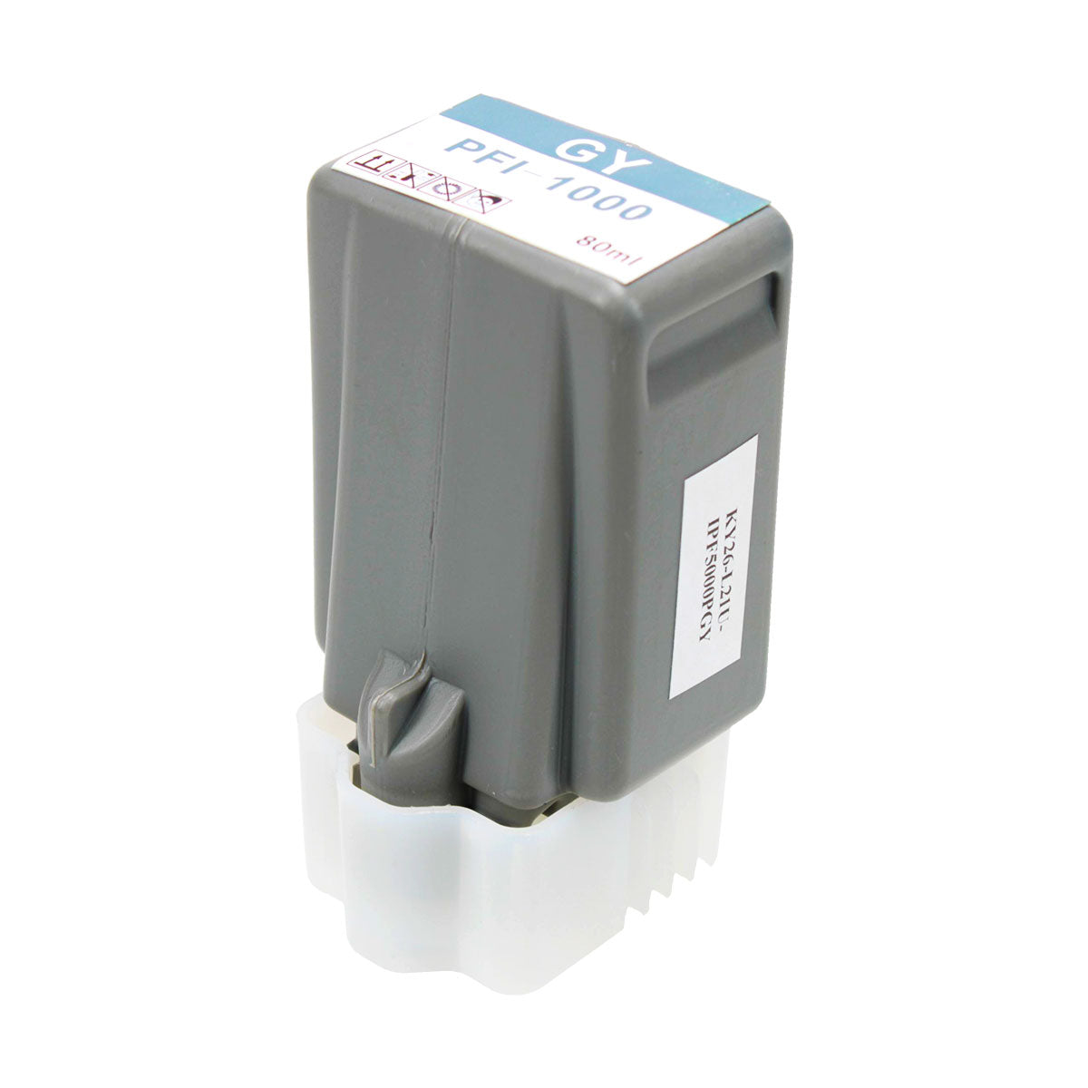 Remanufactured Canon PFI-1000GY Wide Format Ink, Grey, 80 ML