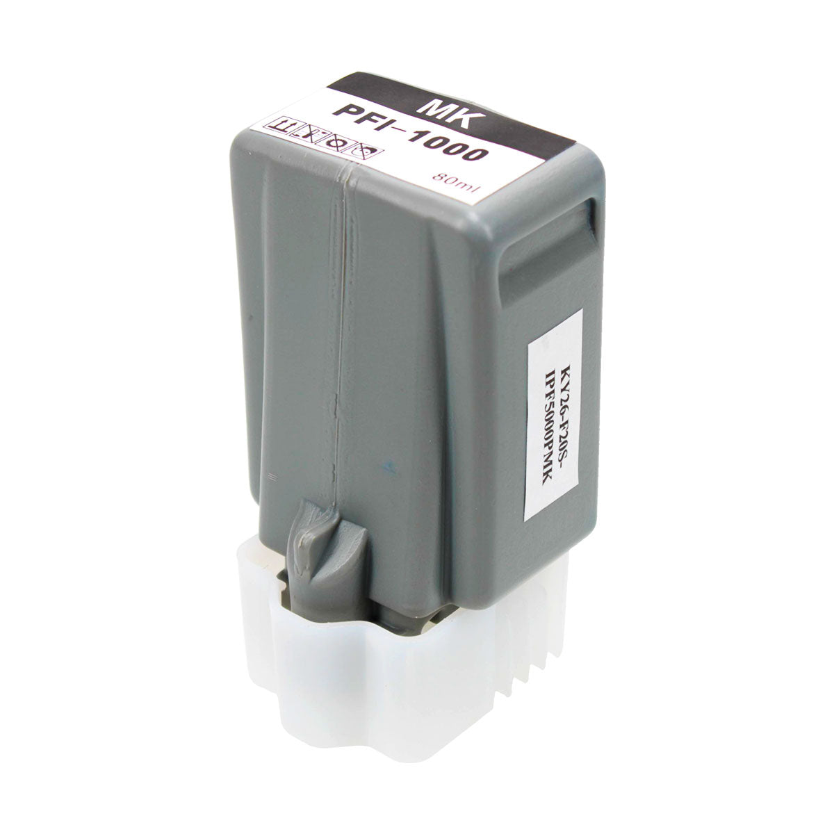 Remanufactured Canon PFI-1000MBK Wide Format Ink, Matte Black, 80 ML