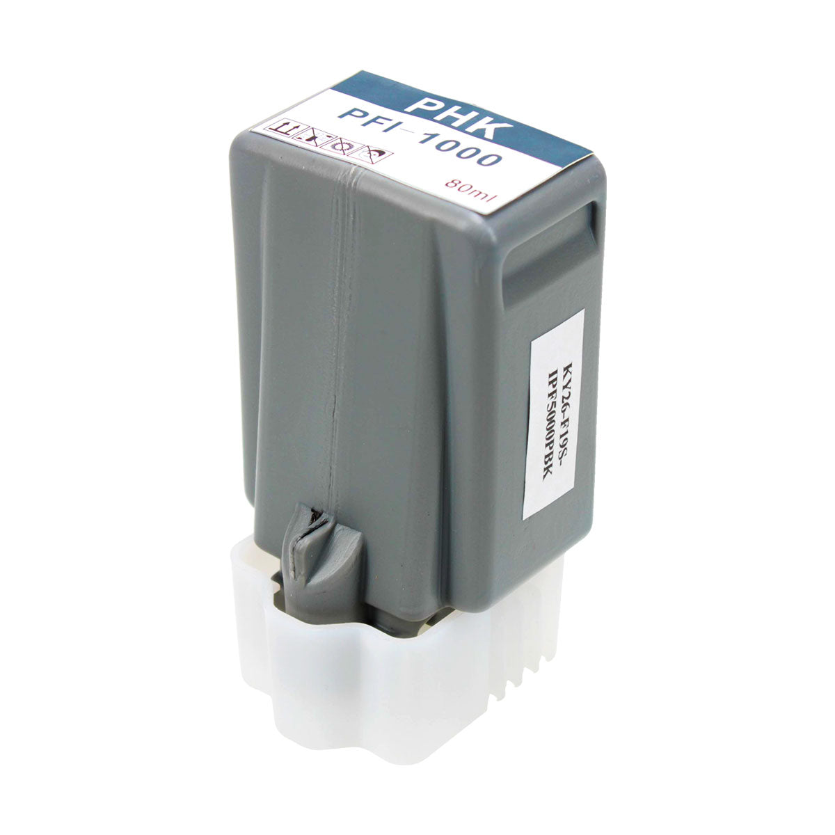 Remanufactured Canon PFI-1000PBK Wide Format Ink, Photo Black, 80 ML