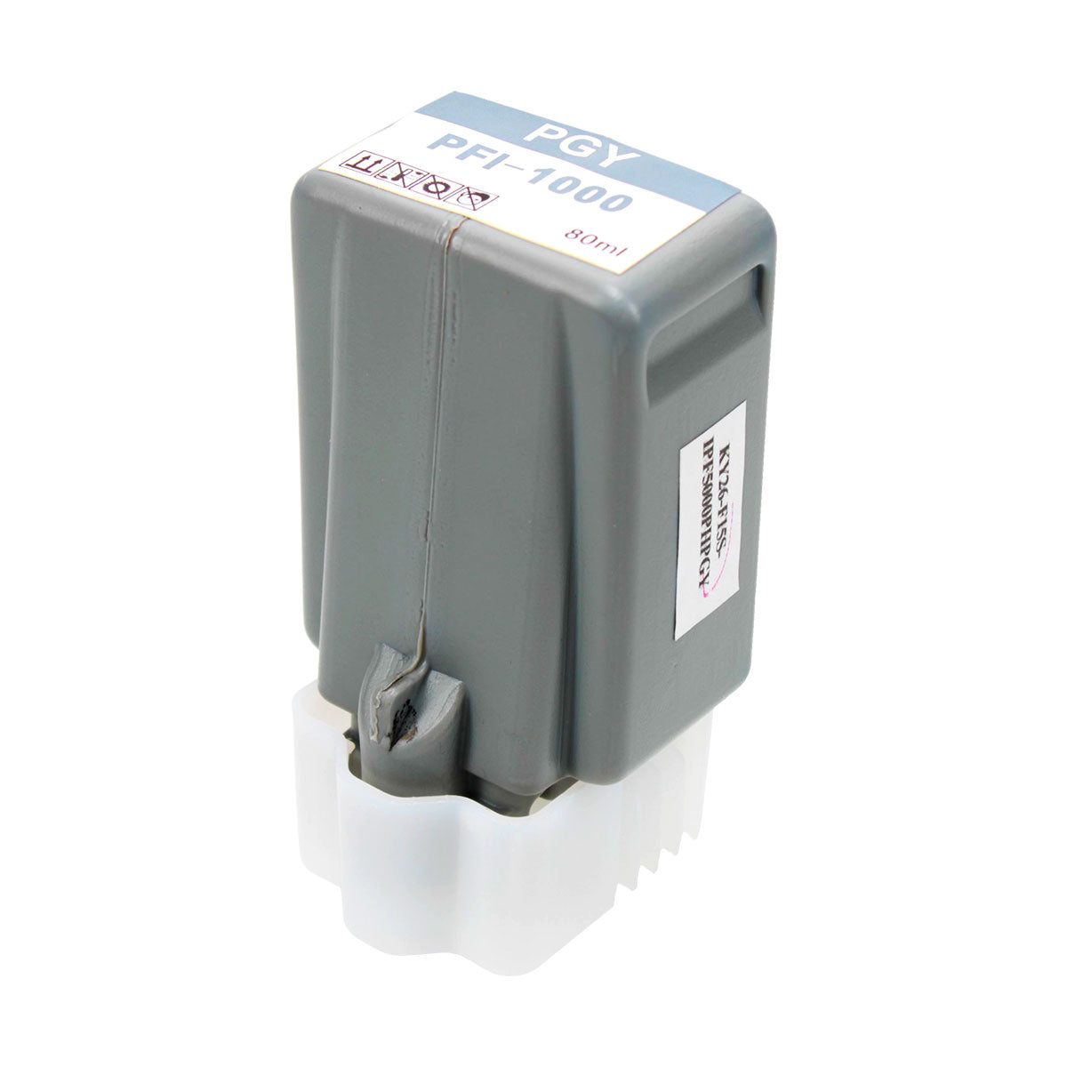 Remanufactured Canon PFI-1000PGY Wide Format Ink, Photo Grey, 80 ML