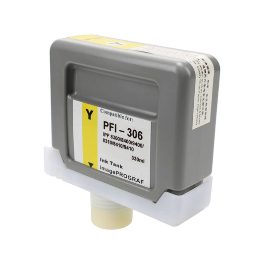 Compatible Canon PFI-306Y (6660B001) Wide Format, Yellow, 330ml