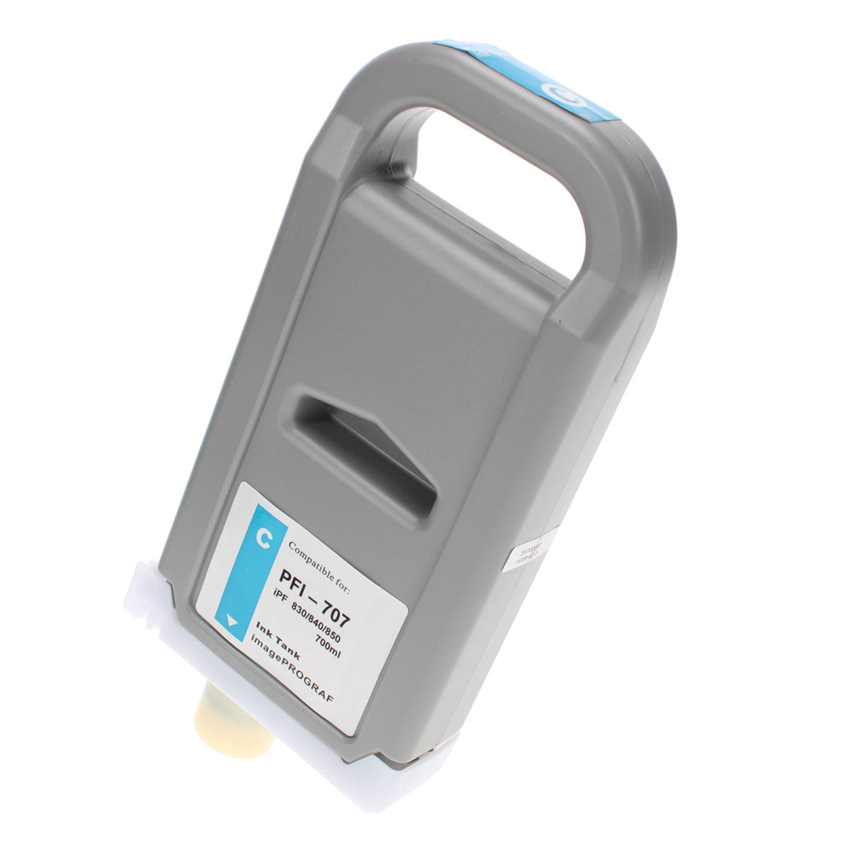 Remanufactured Canon PFI-707C (9822B001) Wide Format, Cyan, 700ml