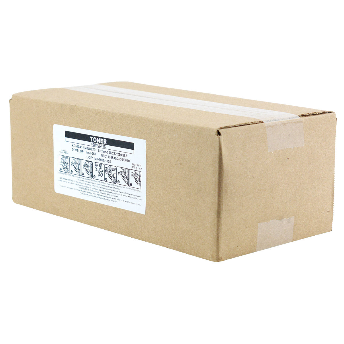 Compatible Konica Minolta TN211 (8938-413) Toner Cartridge, Black, 17.5K Yield, 2 Pack Value Pack, Made in USA