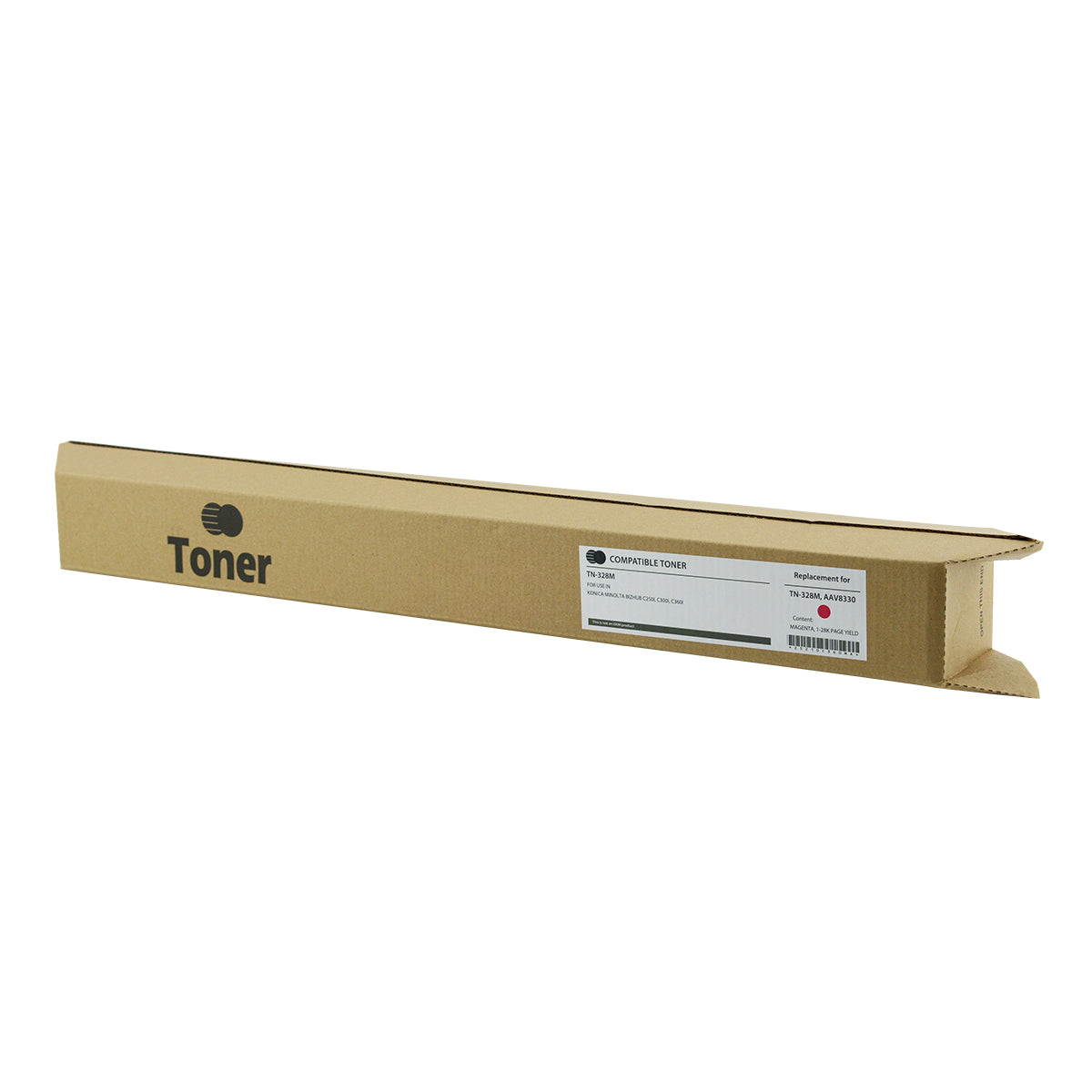 Compatible Konica Minolta TN328M (AAV8330) Toner Cartridge, Magenta, 28K Yield