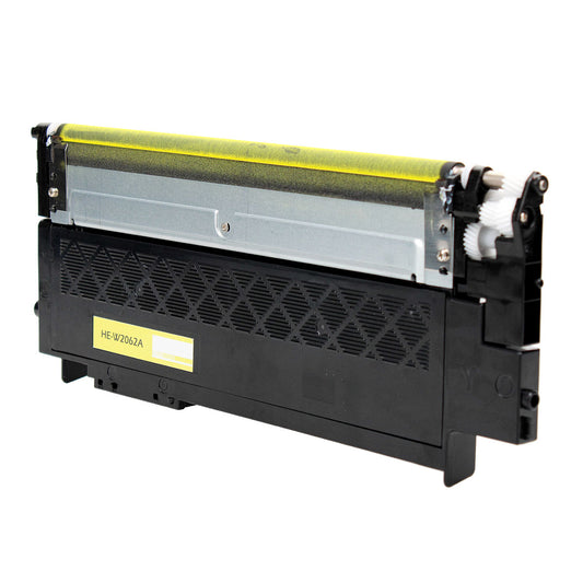 Compatible HP 116A (W2062A) Toner Cartridge, Yellow, 1.3K Yield Jumbo, (New Chip)