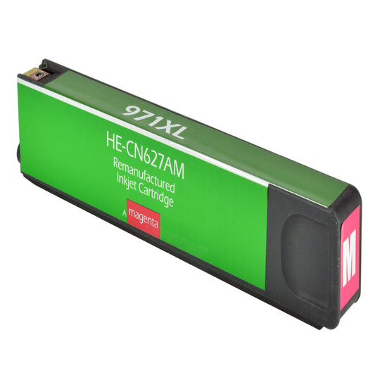 Remanufactured HP 971XL (CN627AM) InkJet Cartridge, Magenta, 6.6K High Yield