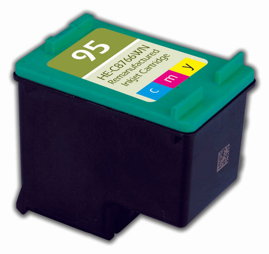 Remanufactured HP 95 (C8766WN) InkJet Cartridge, Tri-Color, 330 Yield