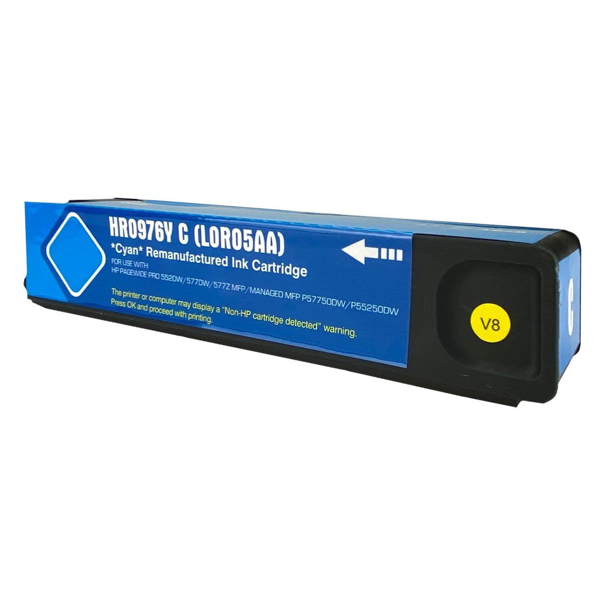 Remanufactured HP 976Y (L0R05A) InkJet Cartridge, Cyan, 13K Extra High Yield