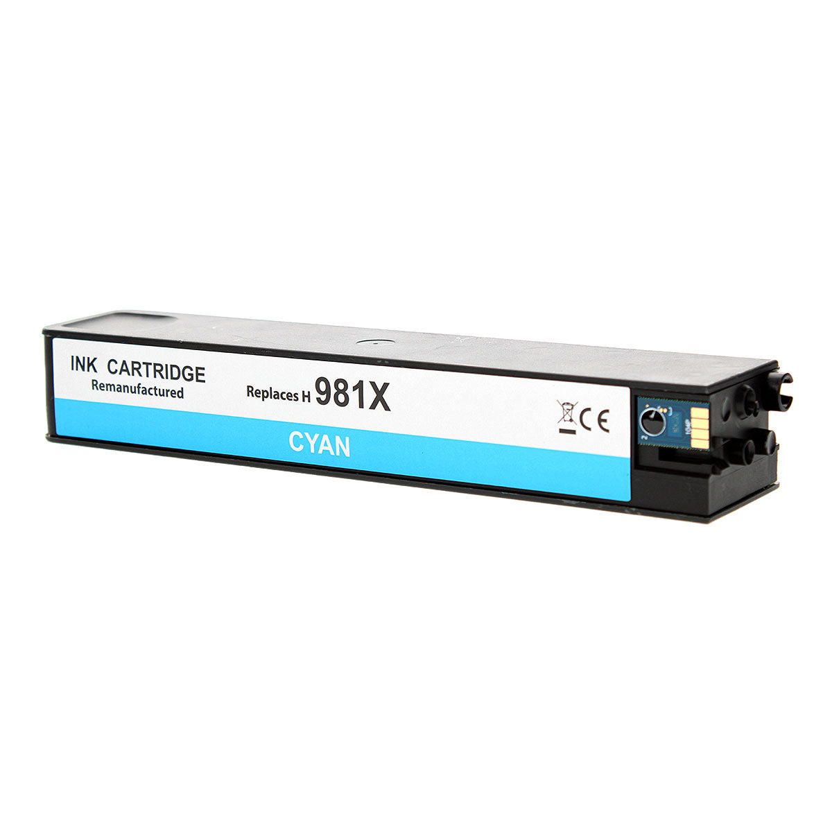 Remanufactured HP 981XL (L0R09A) InkJet Cartridge, Cyan, 10K High Yield