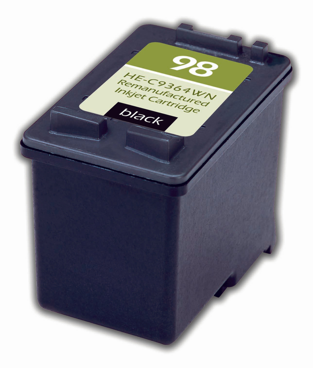 Remanufactured HP 98 (C9364WN) InkJet Cartridge, Black, 400 Yield