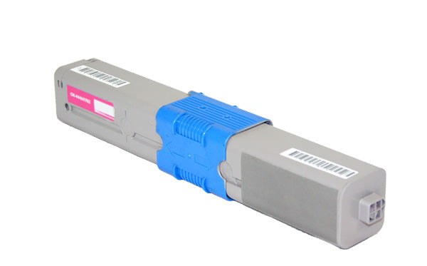 Remanufactured Okidata C330/C530 (44469702) Toner Cartridge, Magenta, 3K Yield