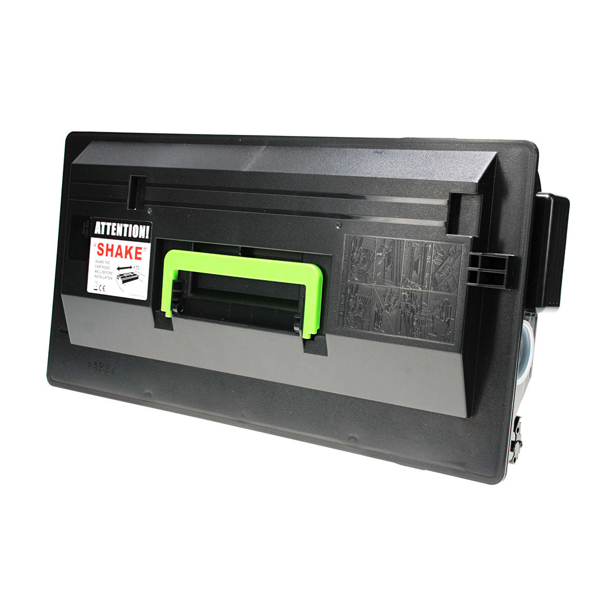 Compatible Kyocera Mita TK-712 (1T02G10US0) Toner Cartridge, Black, 40K Yield, TAA Compliant, Made in USA