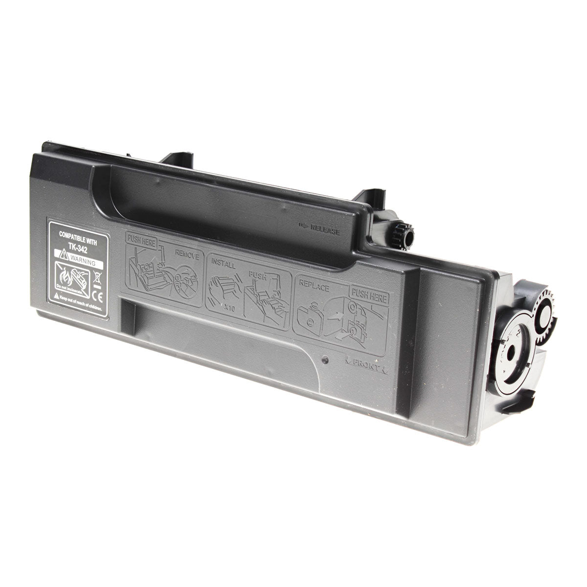 Compatible Kyocera Mita TK-342 (1T02J00US0) Toner Cartridge, Black, 12K Yield, TAA Compliant, Made in USA