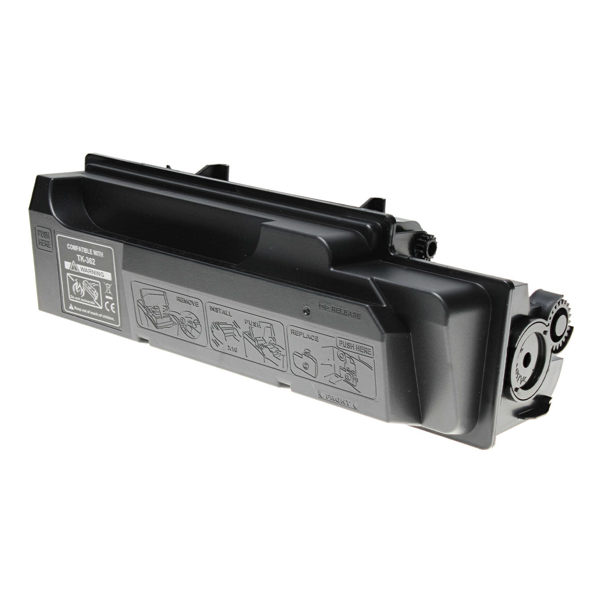 Compatible Kyocera Mita TK-362 (1T02J20US0) Toner Cartridge, Black, 20K Yield, TAA Compliant, Made in USA
