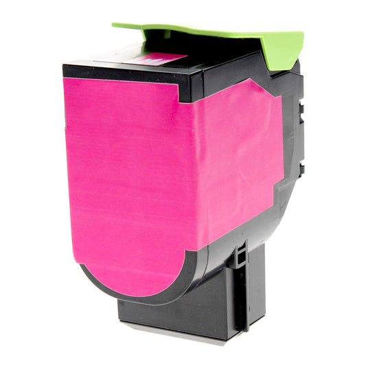Remanufactured Lexmark CX510 (80C1XM0) Toner Cartridge, Magenta, 4K Extra High Yield